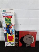 Unread Peanuts Collection and Vinyl Book covers