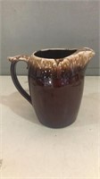 Brown drip pitcher marked USA 7007