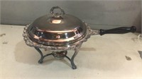 11 inch chafing dish set. Unmarked