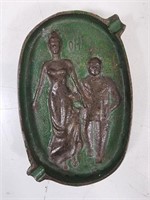 VINTAGE Collectable Comical Art Ashtray Cast Iron