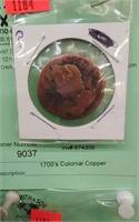 1700's Colonial Copper