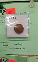 1858 Flying Eagle Cent