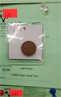 +1859 Indian Head Cent
