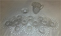 14 pcs of Clear American Fostoria Glass Dishes