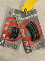 2 Savage Arms 22 Clips
