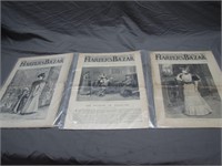 3 Antique (1983) Weekly Issues Of Harper's Bazar