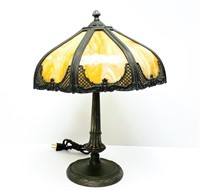Carmel Slag Glass Table Lamp