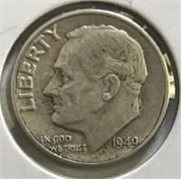 1949D Roosevelt Dime Silver