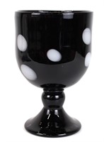 Black & White Dotted Vase or Centrepiece