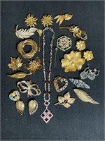 Rhinestone Jewelry Lot Kramer Gerry's & More