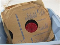 Box of 78 rpm Records