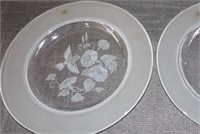 Vintage Humming Bird Glassware & Plates