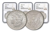 1883-84-85 New Orleans Mint MS 65 NGC Morgan $1