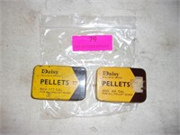 Daisy metal 22 caliber pellets one full one