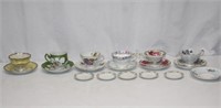 VINTAGE DEL MAR CHINA CUPS & SAUCERS