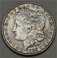 1888 Morgan Silver Dollar, VF