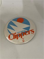 Vintage San Diego Clippers NBA Button