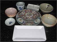 Assorted Asian Theme Bowls & Plates