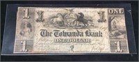 1841 $1 THE TOURANDA BANK NOTE