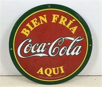Coca- Cola porcelain sign