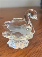 Swarovski ?  Crystal Swan Figurine