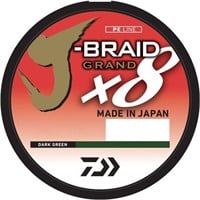 Daiwa J-braid Grand X8 150yd Dark Green 50lb Line