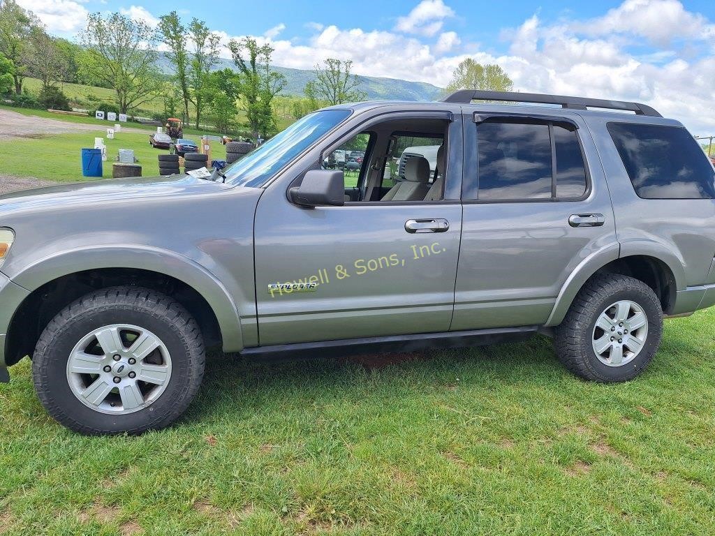 '08 Ford Explorer XLT 4WD, V6/AT, 4Dr, New Tires