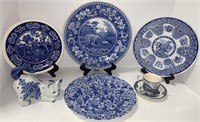 Blue and White Ceramic Decor