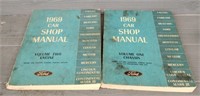 (2) 1969 Shop Car Shop Manuals