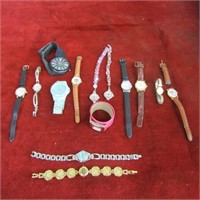 (14)Assorted wrist watches.