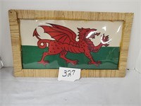 Red Dragon Framed picture
