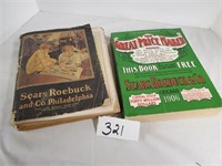 pair of Sears Roebuck Catalogs