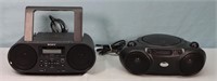 Sony + GPX Radio Boomboxes