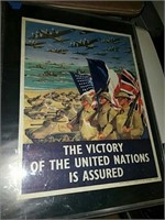 World War Two United Nations poster this is an