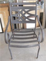 Metal Patio Chair - No Cushion