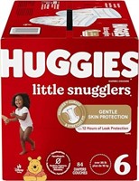 (N) Diapers Size 6 - Huggies Little Snugglers Disp