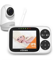 Baby Monitor with Camera and Audio, 3.2"