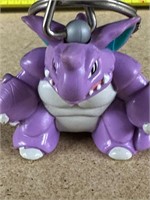 Nidoking Pokemon Keychain Nintendo 1999 Key Chain