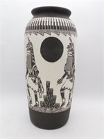 Large M. & R. Romero Acoma Pueblo Pottery Vase.