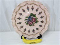 Charleton Hand-Painted "Roses" Plate
