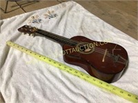 Miniature (toy?) 6 string guitar, no brand name,