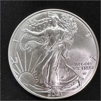 2021 American Silver Eagle Type II  - Uncirculated