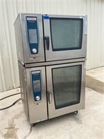 Rational convection combi oven on casters
