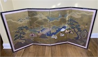 Antique Japanese Floor Screen