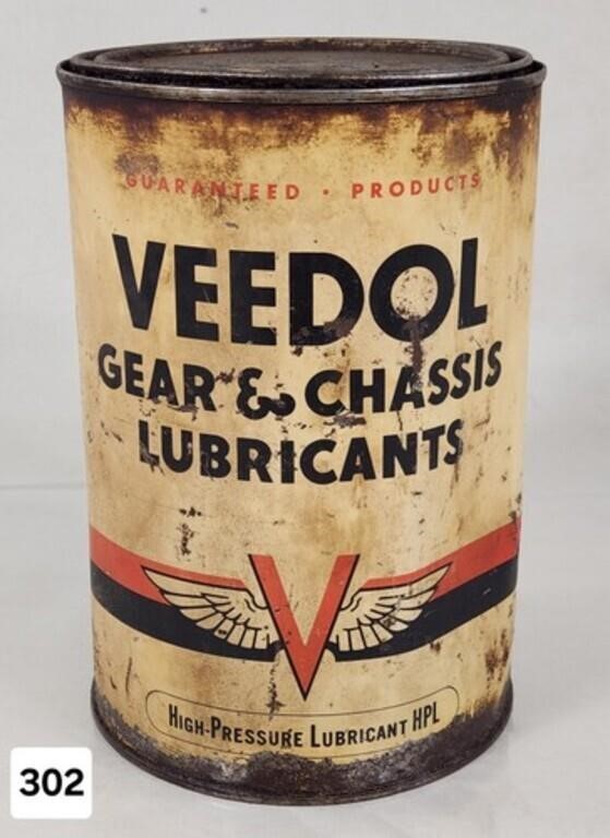 Veedol Gear and Chassis Lubricants Can