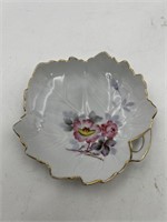 Made occupied Japan Porcelain hand painted Leaf