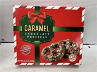 Caramel chocolate pretzels 26ct wrapped best by