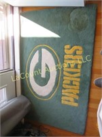 Green Bay Packers area entry rug