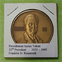 Franklin D. Roosevelt Presidential Series Token