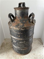 Vintage Galvanized Milk Can